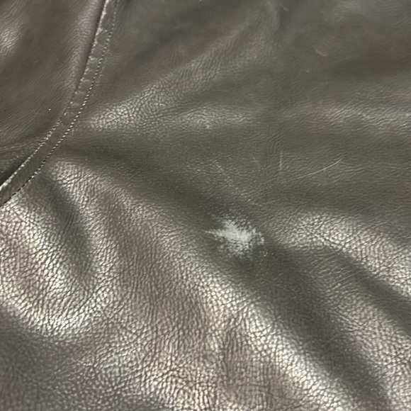 Beverly Hills Polo Club Vintage 1982 PVC Cafe Racer Synthetic Leather Jacket - Picture 10 of 11